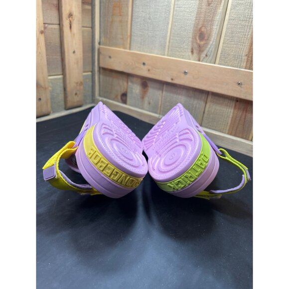 SpongeBob SquarePants X Patrick Pink & Yellow Slip-On Sandals Mule Size 11 - Picture 9 of 10